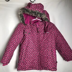 Girls Pink Winter Jacket. Size 2T